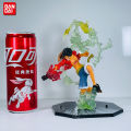 New One Piece Anime Figure Fire Fist Luffy Ace Sanji Battle Model Dolls PVC sabo Action Figurine Zoro Ghost Three-Knife Toys.