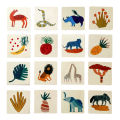 32pcs Memory Matching Games Wooden Memory Game For Kids Educational Toys Find Different Games For Children Boys And Girls. 