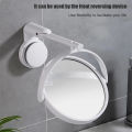Wall Mirror Folding Arm Extend Bathroom Mirror Without Drill Swivel Bathroom Mirror Suction Arm Double Side Cosmetic Makeup.