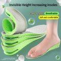 Height Increase Insole for Men Growing Sole Shoes Insoles Unisex Quality Sports Air Shock Absorbing Anti-Odour Shoe Pads 1Pair. 