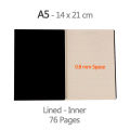 Notebook Vintage A5 Diary Blank/grid/lined optional 38 sheets / 76 pages Sketchbook Grid Bullet planner journal. 