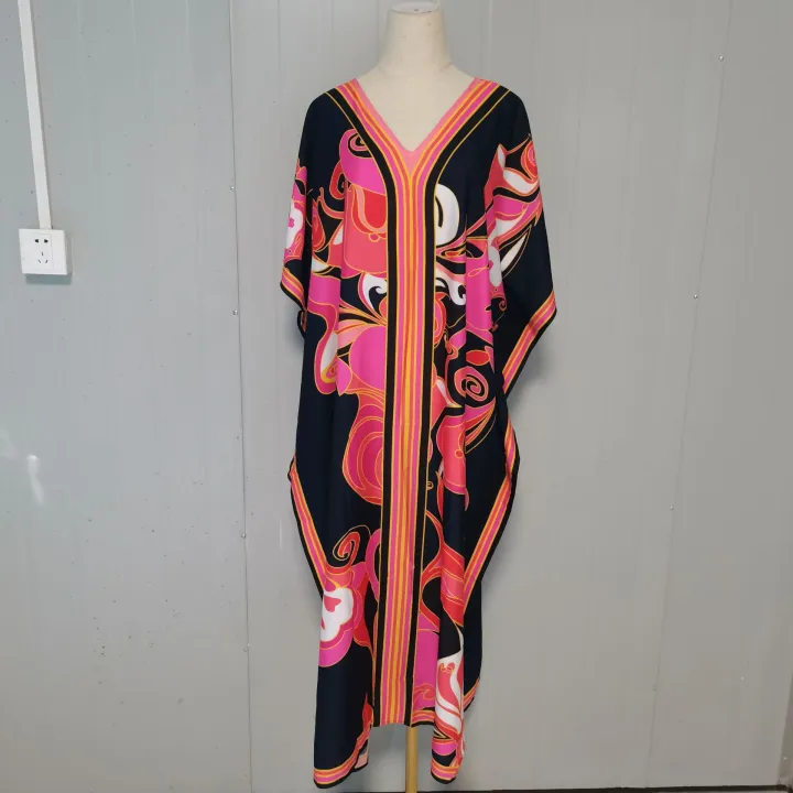 Kaftan%20Dress%20Over%20Size%20Women%20Beach%20Dress%20Cover%20Up%20Summer%20Clothes%20Kimono%20Mujer%20Vestidos%20De%20Fiesta%20-%20Image%205