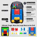 AI Huarong Road Magnetic Suction Block Sliding 500+ Levels Brain-burning Board Game Puzzle Toys Logical Thinking Training Toys. 