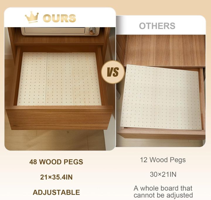 Wood%20Pegboard%20Drawer%20Organizer%20Storage%20Sturdy%20Organization%20Dish%20and%20Plate%20Organizer%20Peg%20Board%20System%20Adjustable%20for%20Utensils%20-%20Image%206