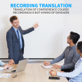 Portable Ai Language Translator Device with 138 Languages Voice Translating Offline Translation Support Voice Video Recording. 