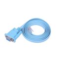 9-Pin DB9 Serial RS232 Port to RJ45 Cat5 Ethernet LAN Rollover Console Cable Switch Line,Blue. 