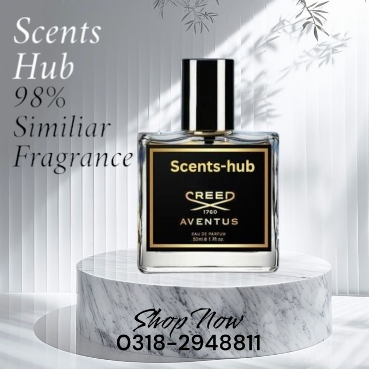 Scents Hub Creed Aventus Alternative - 98% Similar Fragrance | Long-Lasting Eau de Parfum for Men & Women (50ml) | Creed Aventus Clone |
Long-lasting Perfume | Best Perfume in Pakistan
|
Men's Cologne
|
Affordable | Luxury Perfume