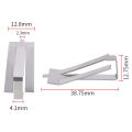 Creality 4PCS 3D Printer Parts Stainless Steel Glass Heated Bed Clips Clamp Holder Heatbed Clip For Ender 3 V2 Ender3 Pro CR-10S.