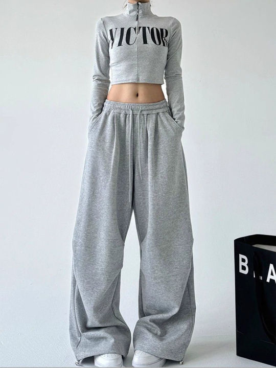 Y2K%20Harajuku%20Wide%20Leg%20Sweatpants%20Women%20Streetwear%20Baggy%20Oversize%20Gray%20Sports%20Pants%20High%20Waist%20Drawstring%20Casual%20Joggers%20Trousers%20-%20Image%203