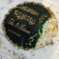 5 inch customise resin coaster/plaque. 