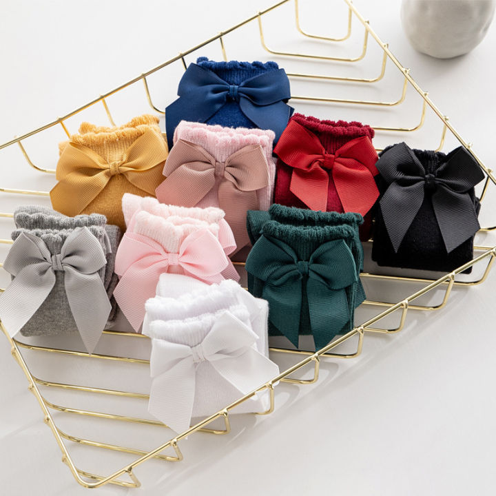 2025%20New%20Kids%20Socks%20Toddlers%20Girls%20Big%20Bow%20Knee%20High%20Quality%20Long%20Soft%20Autumn%20Winter%20100%25%20Cotton%20Lace%20Baby%20Tube%20Sock%20Calcetines%20-%20Image%202
