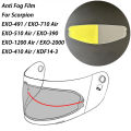 Motorcycle Helmet Visor Insert Anti-Fog Clear For Scorpion EXO 410 / 491 / 510 / 710 / 2000 390 1200 Air. 