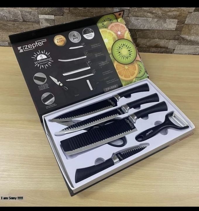 Zepter%206%20Pieces%20Knife%20Set-%20Stainless%20Steel-With%20Strong%20Non-Stick%20Coating%20-Unique%20Design%20-%20Image%208