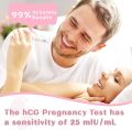 Pelvifine Pregnancy Test Strips with Urine Cups, hCG Detection Home Pregnancy Tests, Sensitive & Over 99% Accurate, 25 Count. 
