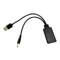 1-5pcs Bluetooth Radio Cable Adapter Car AUX Bluetooth 5.0 Music Audio Receiver Universal For BMW E90 E91 E92 E93 3.5 mm Plug. 