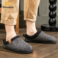 Warm slippers men TPR Sole Memory Foam Patchwork Cushion Soft Comfortable Non Slip Living Room Shoes High Quality.