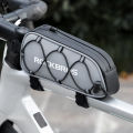 ROCKBROS Bicycle Top Tube Bag Light Reflective MTB Road Bike Storage Bag Portable 0.9L Capacity Front Frame Riding Cycling Bags. 