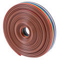 NEW 5 meters/lot Ribbon Cable 10 WAY Flat Cable Color Rainbow Ribbon Cable Wire. 