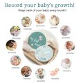 Baby Milestone Wooden Cards Newborn Monthly Growth Photography Photo Milestones Commemorativenir Accessories Baby Grow up . 