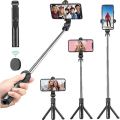 R1- L Selfie stick with Bluetooth Wireless Remote Phone Holder Best For YouTube video, Vlogging, TikTok & Photography. 