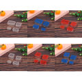 4pcs 1:12 Dollhouse Fresh Keeping Box Mini Lunch Box Model Ornaments DIY Miniature Kitchen Tableware Accessories. 
