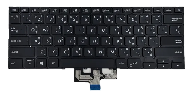 Keyboard%20Asus%20Zenbook%2014%20ux433%20ux433fa%20ux433fac%20ux433fn%20ux433fq%20US%20keyboard%20backlit%20-%20Image%203