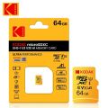 KODAK 64 gb 4K HD micro SD card(memory card)U3 fastest speed with 5 years warranty. 