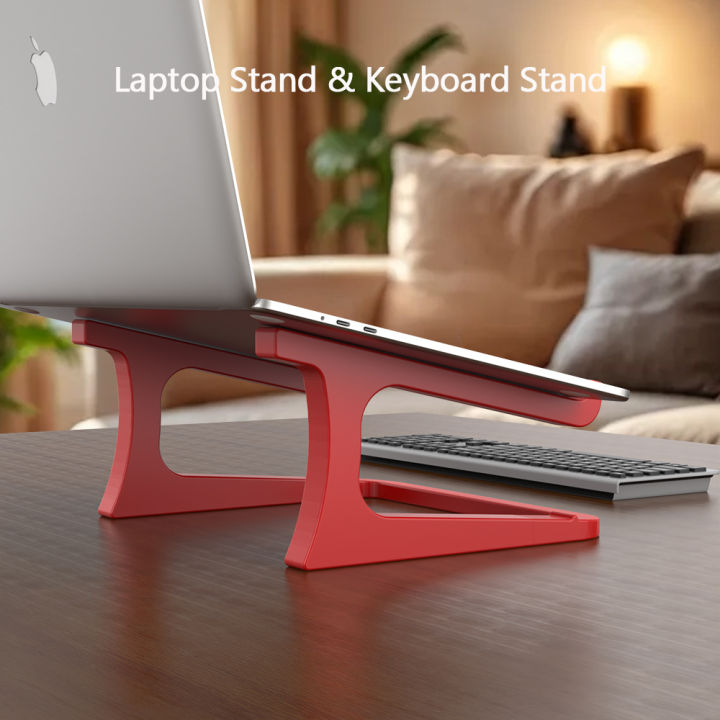 Desktop Lift Ergonomic laptop stand with keyboard stand - portable desktop lift ...