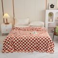 New Ins Checkerboard Blanket Classic Plaid Sofa Blanket Spring and Summer Air Conditioning Blanket Office Nap Shawl Cushion. 