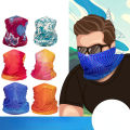 Outdoor Mountaineering Scarf Ice Silk Sunscreen Face Mask Bandana Unisex Scarf for Outdoor Fishing Biking.