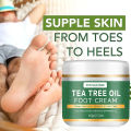 Tea Tree Oil Foot Cream - 72H Moisturizing & Anti-Cracking, Natural Fungal & Odor Control, Fast Absorption for Dry Cracked Heels. 