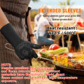 1PC / 1 Pair Oven Gloves, Oven Mitts, Heat Resistant Fireproof Non-Slip Silicone BBQ Grill Gloves for Cooking Barbecue Baking. 
