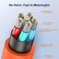 120W 6A 180 ° rotatable fast charge cable C type mobile game charger cable for Samsung liquid silicone /xiaomi /iphone. 