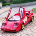 Scale 1:32 Countach LP500S LP770 Model Car Toy Alloy Diecast Doors Opened Pull Back Vehicles Models Table Top Decoration. 