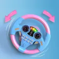 Infant Shining Simulation Steering Wheel Toys Children's Toy Kids Early Education Copilots Stroller Steering Wheel Vocal Toys. 