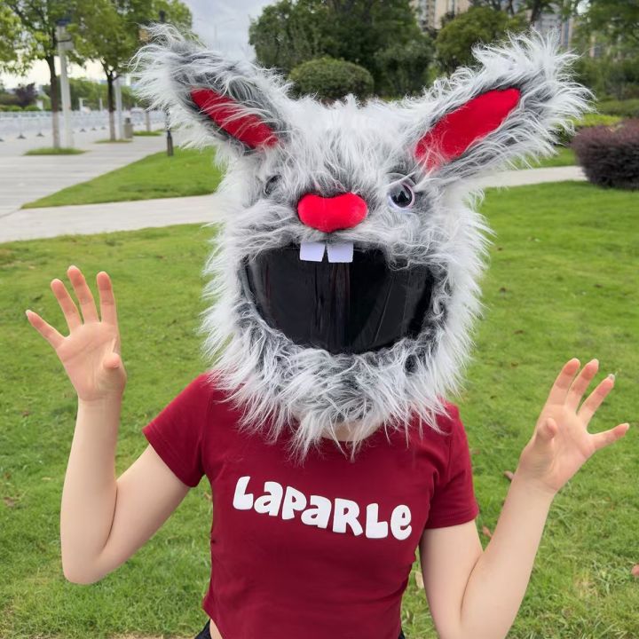 Plush%20cartoon%20dog%20rabbit%20demon%20animal%20helmet%20cover,%20bicycle%20motorcycle%20multi-function%20protective%20helmet%20does%20not%20include%20helmet%20-%20Image%203