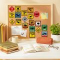 50pcs Vintage Jurassic World Warning Signs Dinosaur Painting Stickers Luggage Motorcycle Bike Laptop Decals Graffiti Sticker. 