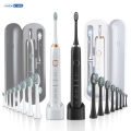 Electric Sonic Toothbrush 8 Brush Heads Smart Ultrasonic Dental Teeth  Rechargeable Adult Tooth Brush Sarmocare S100. 