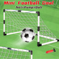 Mini Football Goal with Pump & Ball Football Goal Sports Toy Indoor Outdoor Kids Soccer Goal Football Sport Accessories.