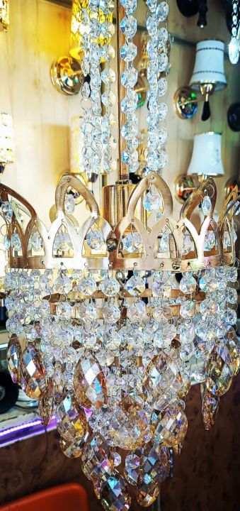 Modern New Design Crystal Fanoos 24 inch Length