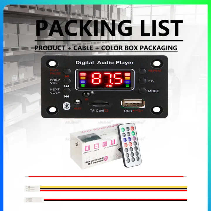 5V-12V%20Bluetooth%20Amplifier%20Board%20Complete%20Kit%20with%20Remote%20Display%20Power%20Adapter%20Cable%20&%20%20Box%20for%20Car%20PC%20DIY%20Speaker%20Home%20-%20Image%206