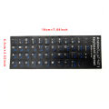 Arabic and English language two in one keyboard sticker keyboard protective film suitable for laptops and desktop computers. 