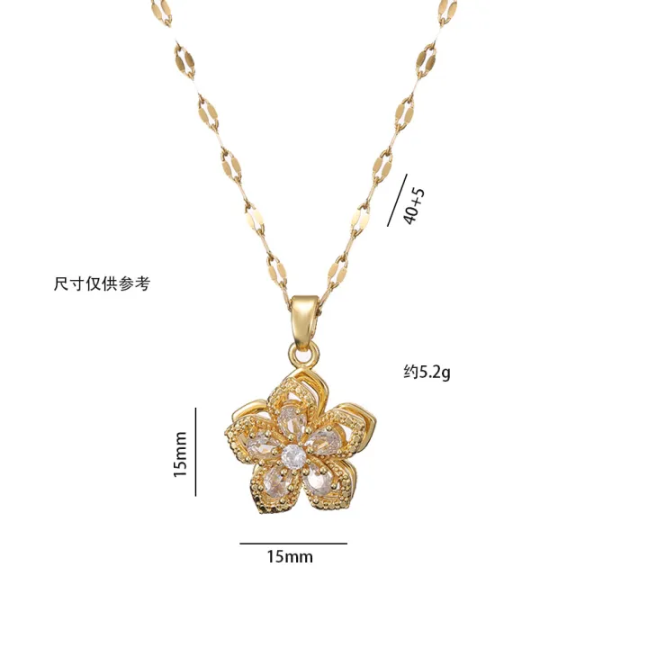 Light%20Luxury%20Spin%20Zircon%20Flower%20Pendant%20Necklace%20for%20Women%20Gold%20Color%20Quality%20High%20Sense%20Chain%20Necklaces%20Party%20Jewelry%20s%20-%20Image%206