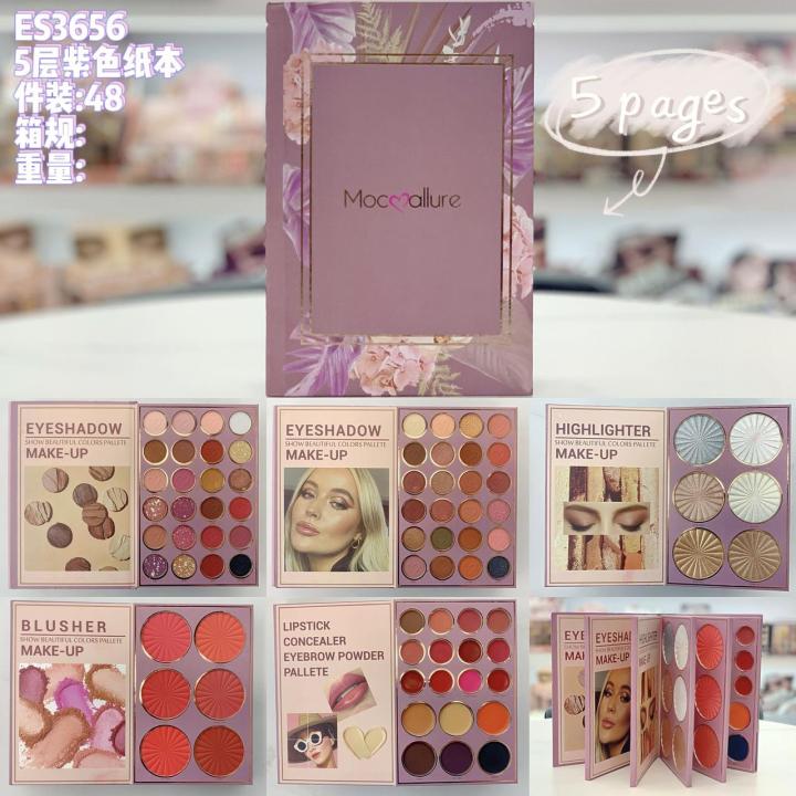 Mocullare%205%20In%201%20Makeup%20Book%20Palette%20With%20Eyeshadow,Blusher,Highlighter,%20Lipstick%20And%20Concealer%20-%20Image%207