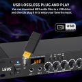 LEUS T4 Professional Digital Reverberation Multi Effect DSP Processor Audio Processor Equalizer. 