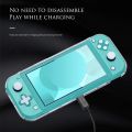 Data Frog Case for Nintendo Switch Lite Accessories Protection Cover Funda Nintendo Switch Light Case PC With Thumbstick Caps. 