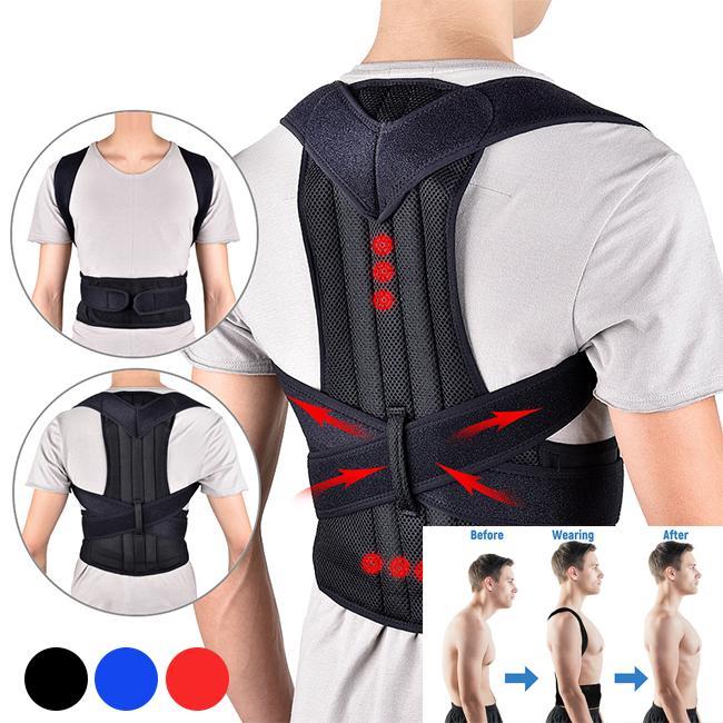 Premium Posture Corrector Belt | Adjustable Back & Shoulder Support | Spine Alignment & Pain Relief | Comfortable Back Support for Men & Women