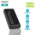 SENDEM 22.5W 20000mah SUPER FAST CHARGING PD LED DISPLAY POWERBANK PH82 WHITE/BLACK. 