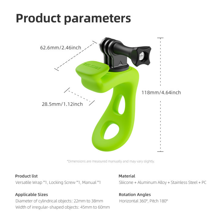 TELESIN%20Action%20Camera%20Adjustable%20Silicone%20Mount%20Mini%20Flexible%20Bracket%20For%20Gopro%20Insta360%20DJI%20Action%20Camera%20Accessories%20-%20Image%207