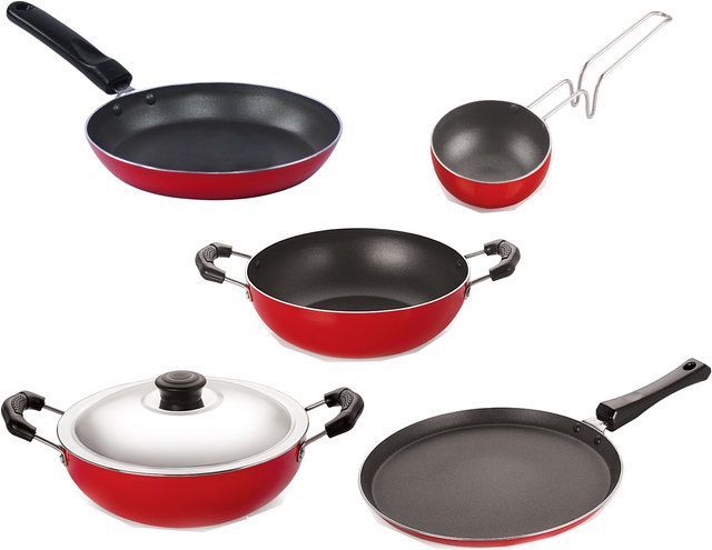 Mahendra%20Non%20Stick%20Cookware%20Set%20(5%20Pcs)%20-%20Image%203